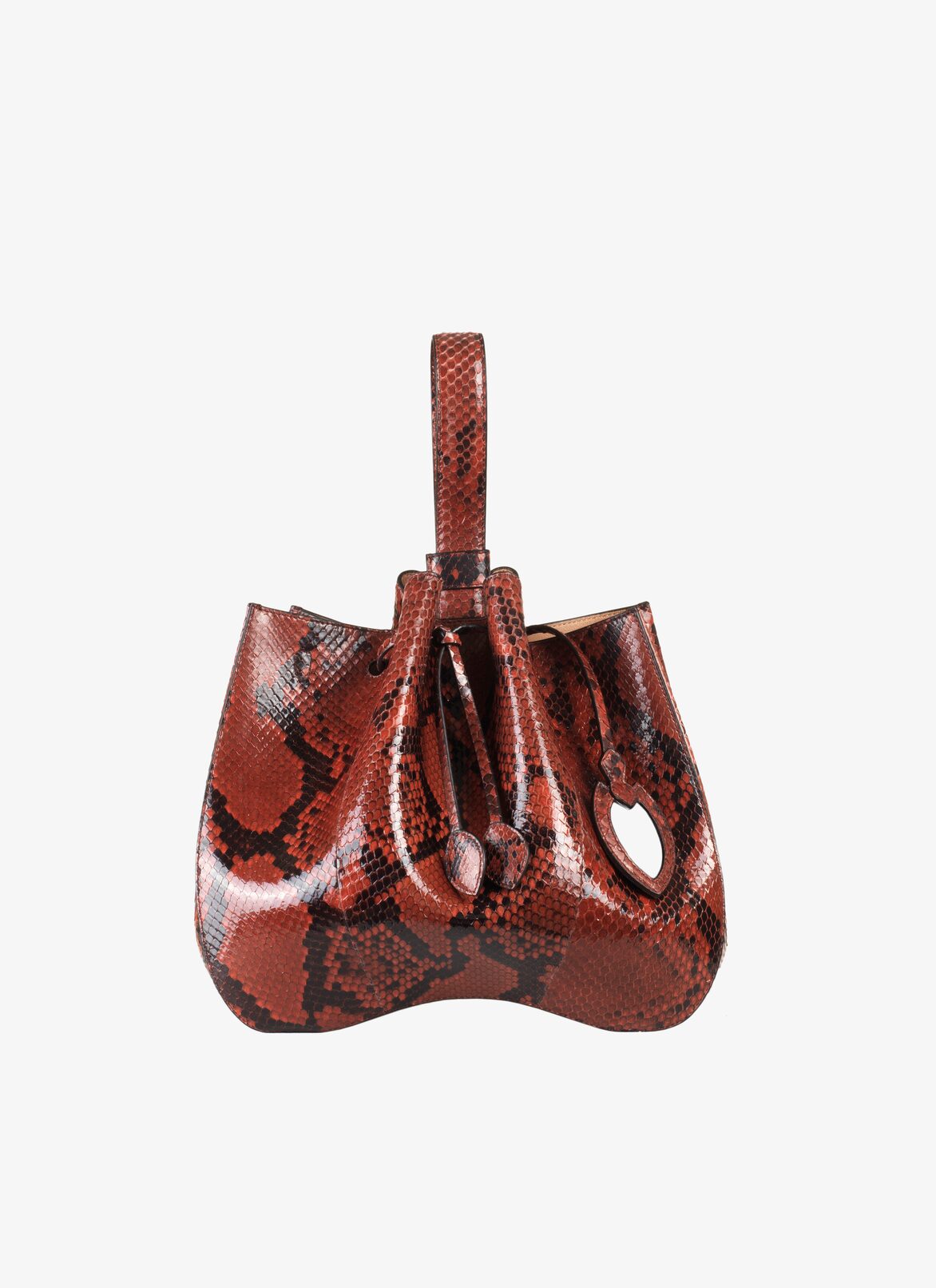 ROSEMARIE STRAP PYT.CONT.+VIENNE CLOUS ST RED FONCE ALAÏA ROT  ROSEMARIE STRAP PYT.CONT.+VIENNE CLOUS ST RED FONCE